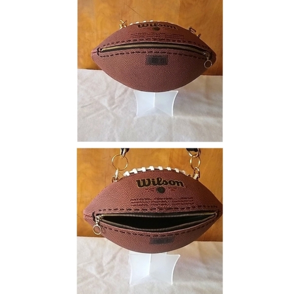 HANDMADE Football Purse (PHILADELPHIA EAGLES) 🏈 - Picture 13 of 17